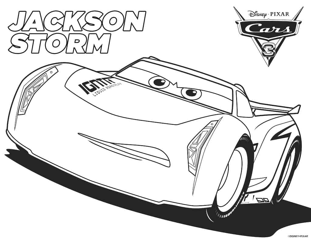 Free Printable Cars Coloring Pages and Bookmark   Any Tots