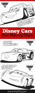 Free Printable Disney Cars Coloring Pages - Any Tots