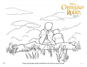 Free Christopher Robin Coloring Pages & Activity Sheets