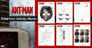 Free Printable Ant-Man Coloring Pages &amp; Activity Sheets - Any Tots