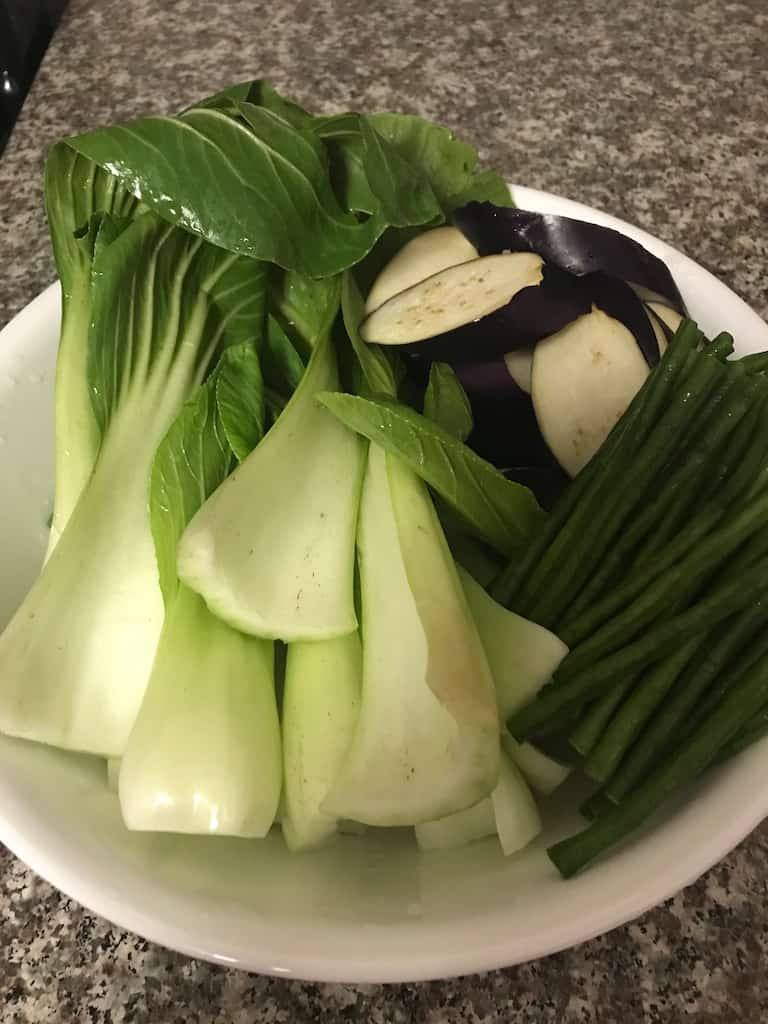 Vegetables for Kare-Kare
