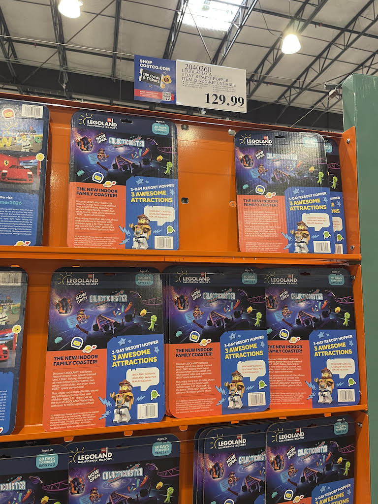 Costco Legoland California Tickets 2026 price