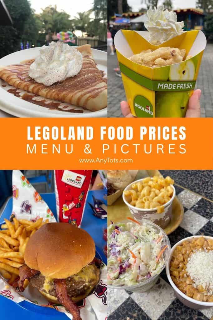 Legoland Food Prices, Menu, and Food Pictures