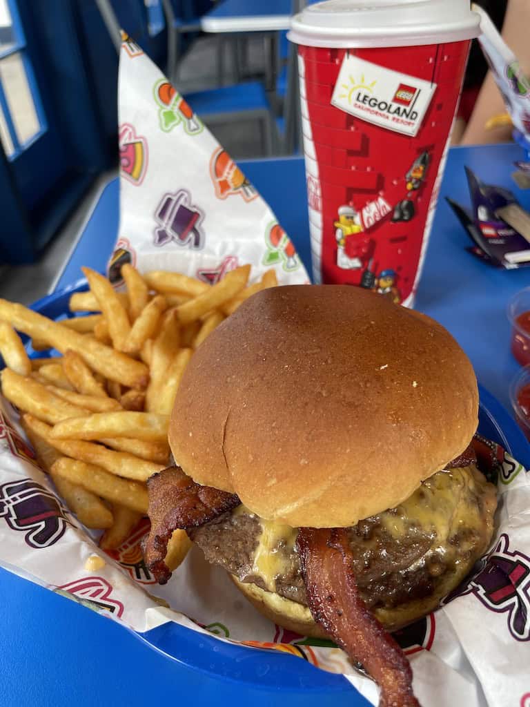 Legoland food prices and menu