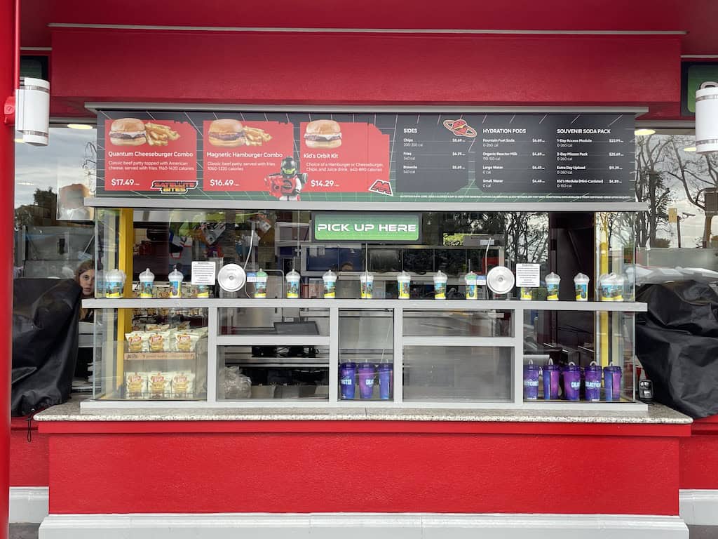 Legoland Food Prices and Menu at Satellite Bites
