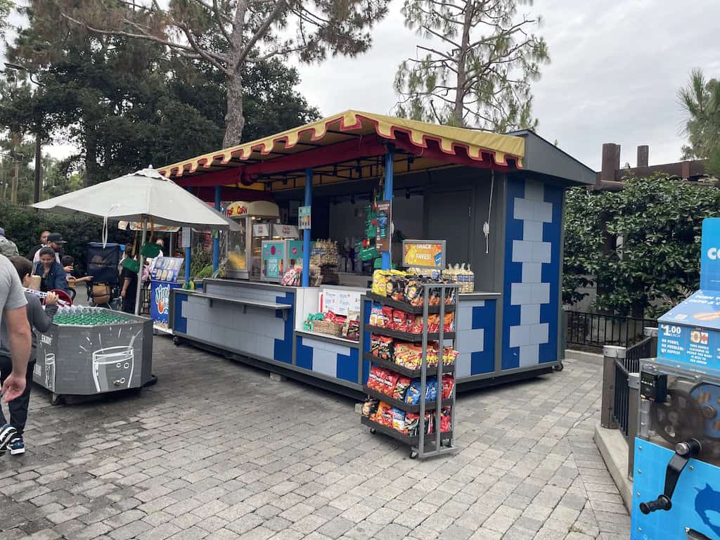 Legoland Food Prices and Menu at Snack Stands
