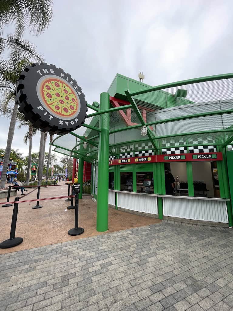 Legoland Food Prices and Menu at The Pizza Pit Stop